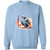 Vet Water Color Design 2 Crewneck Pullover Sweatshirt