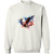 Vet Water Color Design 1 Crewneck Pullover Sweatshirt