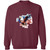 Vet Water Color Design 1 Crewneck Pullover Sweatshirt