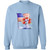 Vet Water Color Design 3 Crewneck Pullover Sweatshirt