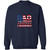 Dad Veteran Myth Legend Crewneck Pullover Sweatshirt