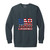 Dad Veteran Myth Legend Garment-Dyed Adult Crewneck Sweatshirt