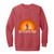 Faith over fear Garment-Dyed Adult Crewneck Sweatshirt