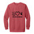 Peace, Love & Dance Garment-Dyed Adult Crewneck Sweatshirt