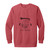 dreaming in 8 counts Garment-Dyed Adult Crewneck Sweatshirt