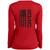 VETS RED FRIDAY #6 Ladies Long Sleeve V-Neck