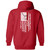 VETS RED FRIDAY # 1 Zip Up Hooded Sweatshirt