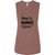 Born To Dance (Forced To Work) Ladies' Flowy Muscle Tank