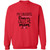 My Favorite Dancer Calls Me MOM Crewneck Pullover Sweatshirt