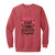 dance dad scan for payment Garment-Dyed Adult Crewneck Sweatshirt