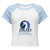 JMAD Women’s micro rib raglan baby tee
