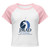 JMAD Women’s micro rib raglan baby tee