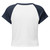 JMAD Women’s micro rib raglan baby tee