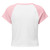 JMAD Women’s micro rib raglan baby tee