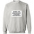 Dance Dad Announcement Crewneck Pullover Sweatshirt