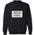 Dance Dad Announcement Crewneck Pullover Sweatshirt