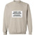 Dance Dad Announcement Crewneck Pullover Sweatshirt