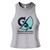 Grand Rhythmic Gymnastics Academy Bella + Canvas Womens Racerback Cropped Tank