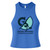 Grand Rhythmic Gymnastics Academy Bella + Canvas Womens Racerback Cropped Tank