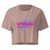 Upstage Bella + Canvas Ladies Flowy Cropped Tee
