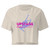 Upstage Bella + Canvas Ladies Flowy Cropped Tee