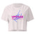 Upstage Bella + Canvas Ladies Flowy Cropped Tee