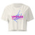 Upstage Bella + Canvas Ladies Flowy Cropped Tee