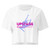 Upstage Bella + Canvas Ladies Flowy Cropped Tee