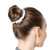 Dance Academy USA Monochrome Badges Scrunchie — Black & White Graphic Hair Tie
