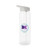 DK Dance Personalized Tritan Water Bottle — Clear Sport Bottle with Straw