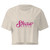 Shaw Dance Ladies Flowy Cropped Tee