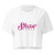 Shaw Dance Ladies Flowy Cropped Tee