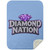 LDC Diamond Nation MSHS Premium Sherpa Blanket 30x40