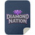 LDC Diamond Nation MSHS Premium Sherpa Blanket 30x40