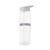LDC Glitz Elite Tritan Water Bottle — Clear Sport Bottle with Straw