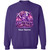 LDC Amethyst All Stars Personalized Gildan Crewneck Pullover Sweatshirt