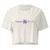 SNS Women’s crop top