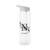 SNS Personalized Tritan Water Bottle — Clear Sport Bottle with Straw