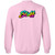 Doubled Sided Donnas Dance Teacher 2 Gildan Crewneck Pullover Sweatshirt