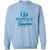 Doubled Sided Donnas Dance Teacher 1 Gildan Crewneck Pullover Sweatshirt