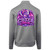 Double Sided LDC Amethyst All Stars Cheer Mom Sport-Tek Fleece Full-Zip Jacket