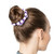 YAPP361  Scrunchie — Black & White Graphic Hair Tie