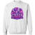 LDC Amythyst Cheer Mom 1 Gildan Crewneck Pullover Sweatshirt