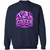 LDC Amythyst Cheer Mom 1 Gildan Crewneck Pullover Sweatshirt