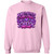 LDC Amythyst Cheer Mom Gildan Crewneck Pullover Sweatshirt