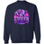 LDC Amythyst Cheer Dad 1 Gildan Crewneck Pullover Sweatshirt