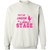 cousin stage Crewneck Pullover Sweatshirt
