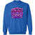 LDC Amythyst Cheer Dad Gildan Crewneck Pullover Sweatshirt