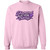 LDC Diamond Nation Cheer Life! Gildan Crewneck Pullover Sweatshirt