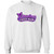 LDC Glitterbugs Cheer Mom Gildan Crewneck Pullover Sweatshirt